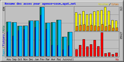 Resume des acces pour agence-cosm.agat.net
